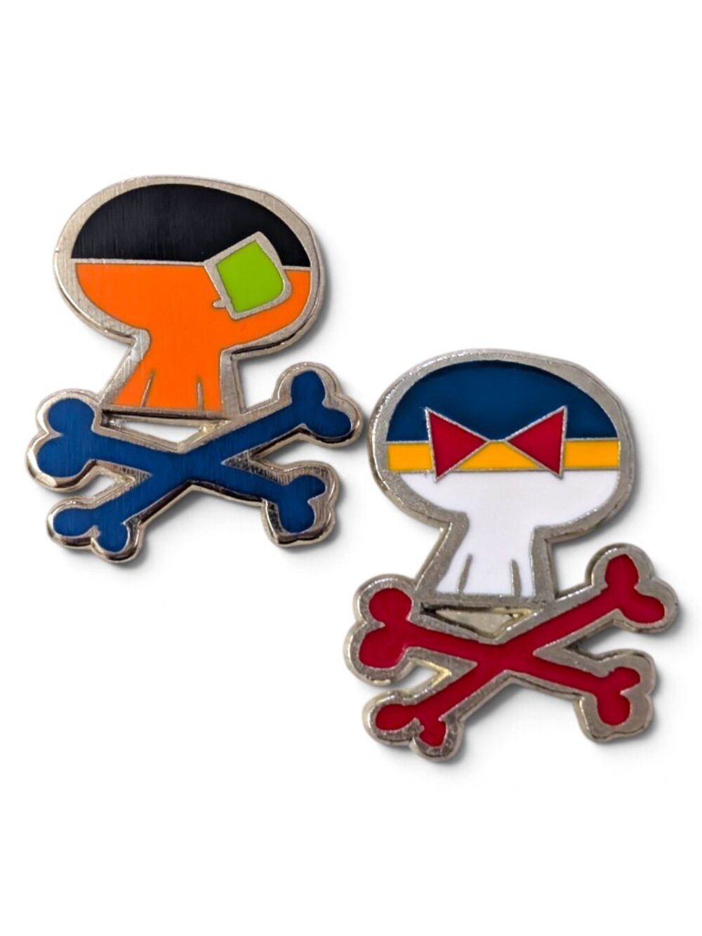 Goofy and Donald Duck Disney Pins: Skull and Crossbones